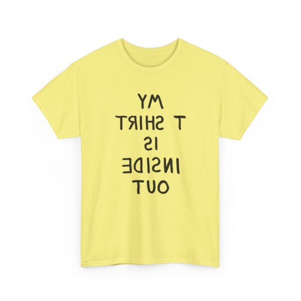 1960s Novelty Inside Out Tee – Custom Hand-Drawn Graphic Shirt