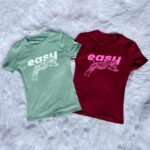 3D Puff Baby Tee – Cute Y2K Style Fitted T-Shirt for Women