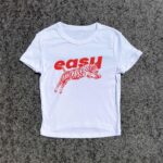 3D Puff Baby Tee – Cute Y2K Style Fitted T-Shirt for Women