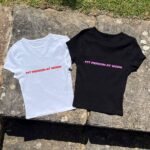 3D Puff Baby Y2K Tee – Stylish Fitted Women's Graphic T-Shirt