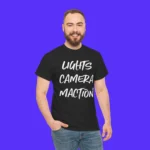 Pat McAfee Lights Camera Maction Person Shirt