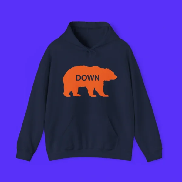 Walking Bear Down Hoodie