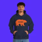 Walking Bear Down Person Hoodie