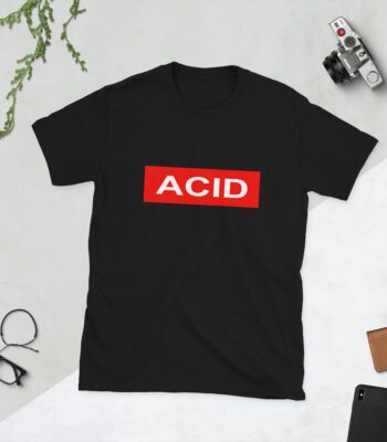 Acid House DJ Logo T-Shirt – Soft Comfy Unisex Cotton Tee