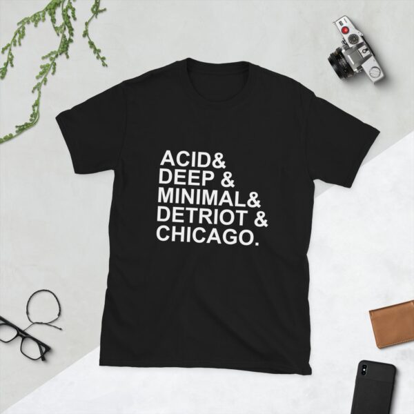 Acid Minimal House Music T-Shirt – Soft Unisex Short Sleeve