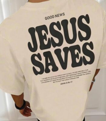 Aesthetic Jesus Saves Shirt – Classic Unisex Cotton Tee
