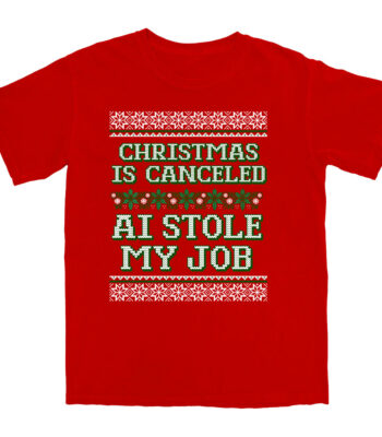 AI Stole My Job T Shirt – Soft 100% Cotton Graphic Tee