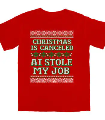AI Stole My Job T Shirt – Soft 100% Cotton Graphic Tee