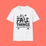 All Fall Things Blink 182 Says Shirt – Fun Skeleton Autumn Tee