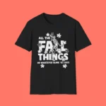 All Fall Things Blink 182 Says Shirt – Fun Skeleton Autumn Tee
