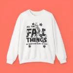 All Fall Things Blink 182 Says Shirt – Fun Skeleton Autumn Tee