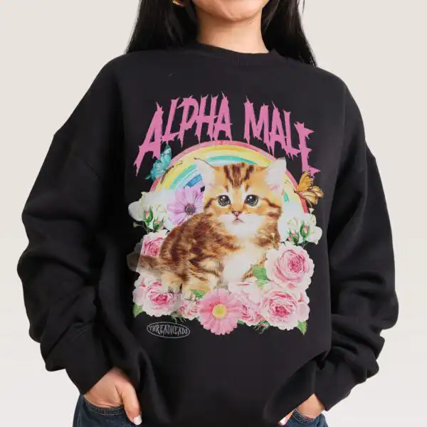 Alpha Male Graphic Sweatshirt – Premium Soft Unisex Design