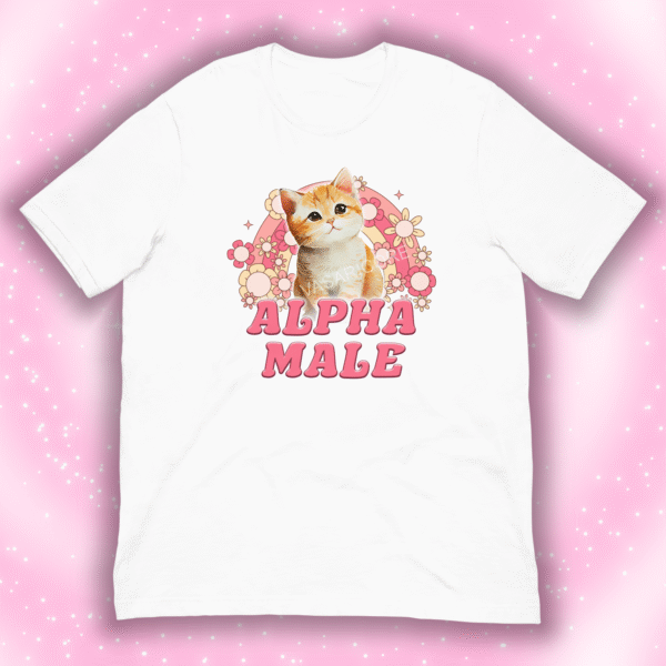 Alpha Male Kitten Tee – Soft Unisex Shirt for Cat Lovers