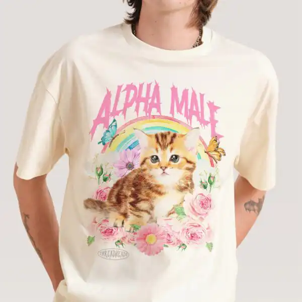 Alpha Male T-Shirt – Premium Combed Cotton Graphic Tee
