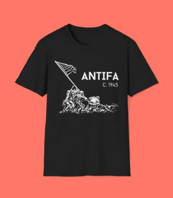 America Veteran Antifa C. 1945 Shirt – Bold History & Resistance Tee