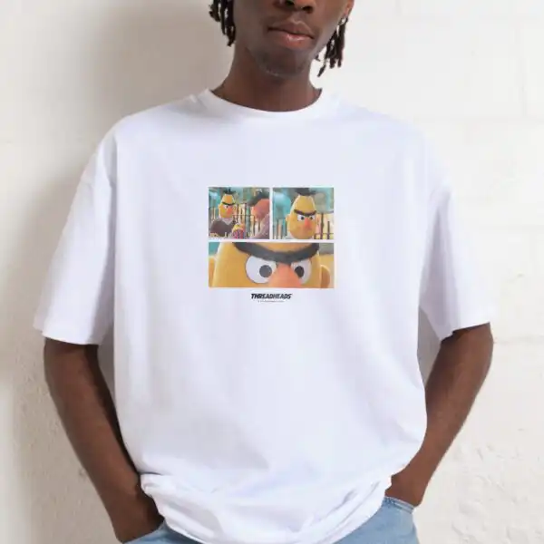 Angry Bert T-Shirt – Premium Graphic Tee for Sesame Street Fans