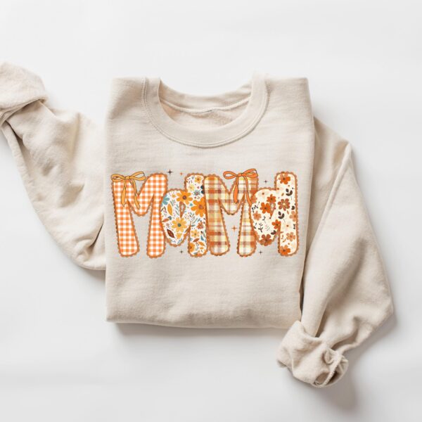 Autumn Vibes Mama Sweatshirt – Cozy Pumpkin Spice Top