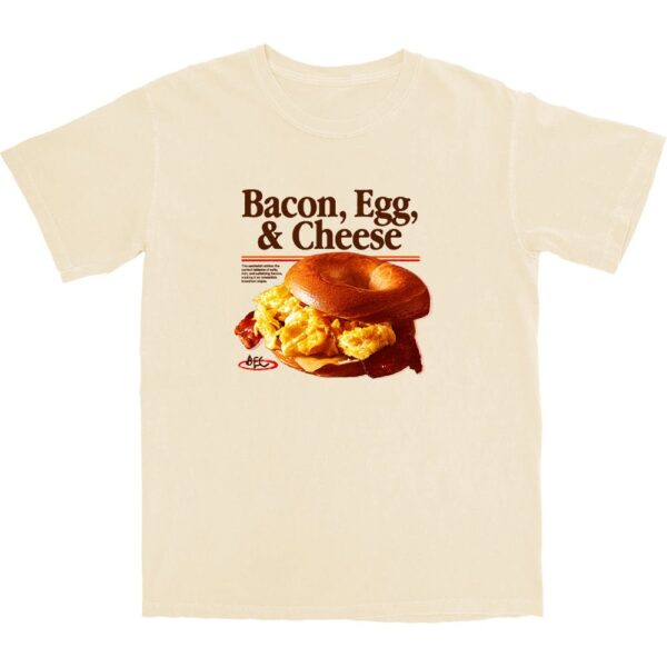 Bacon Egg and Cheese T Shirt – Soft Cotton Breakfast Tee
