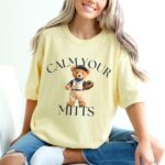 Baseball Teddy Comfort Colors T-Shirt – Cute Relaxed Fit Shirt