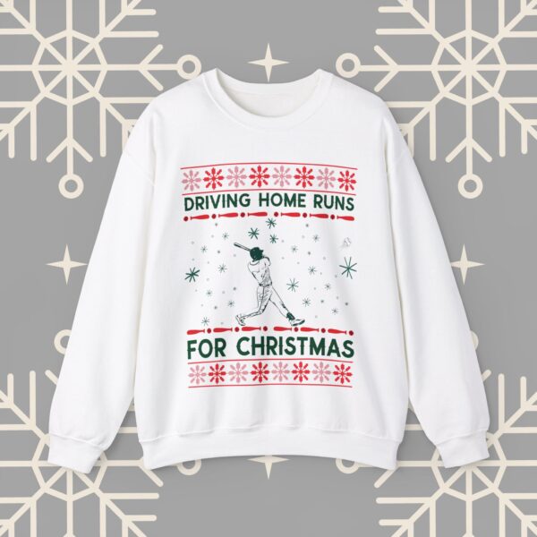 Baseball Ugly Christmas Sweater – Funny Holiday Sports Sweatshirt