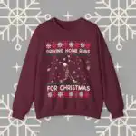 Baseball Ugly Christmas Sweater – Funny Holiday Sports Sweatshirt