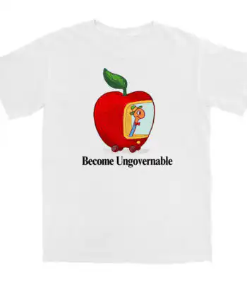 Become Ungovernable Worm T Shirt – Soft Cotton Graphic Tee