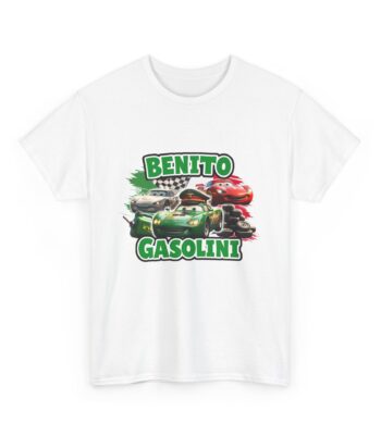 Benito Gasolini Unisex Heavy Cotton Tee - Classic Casual Shirt