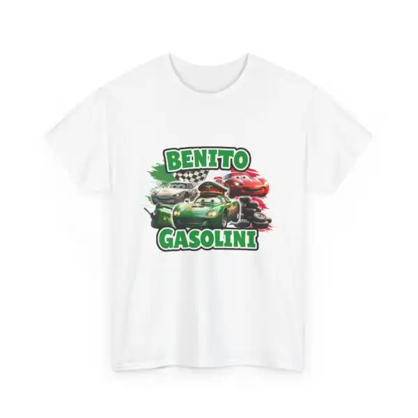 Benito Gasolini Unisex Heavy Cotton Tee - Classic Casual Shirt