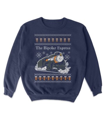 Bipolar Express Tacky Sweater – Soft Cotton Blend Holiday Knit