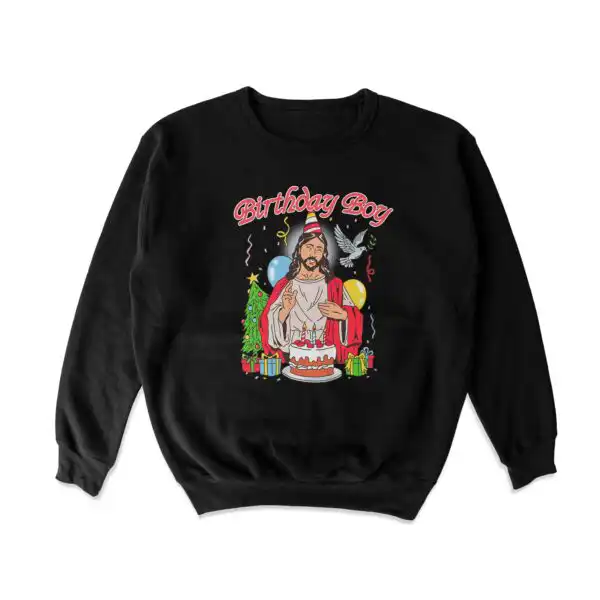 Birthday Boy Crewneck Sweatshirt – Soft Cozy Gift for Him