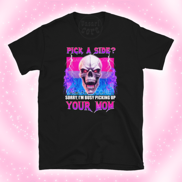Bisexual Skull Shirt – Soft Comfy Tee with Fun Text Options