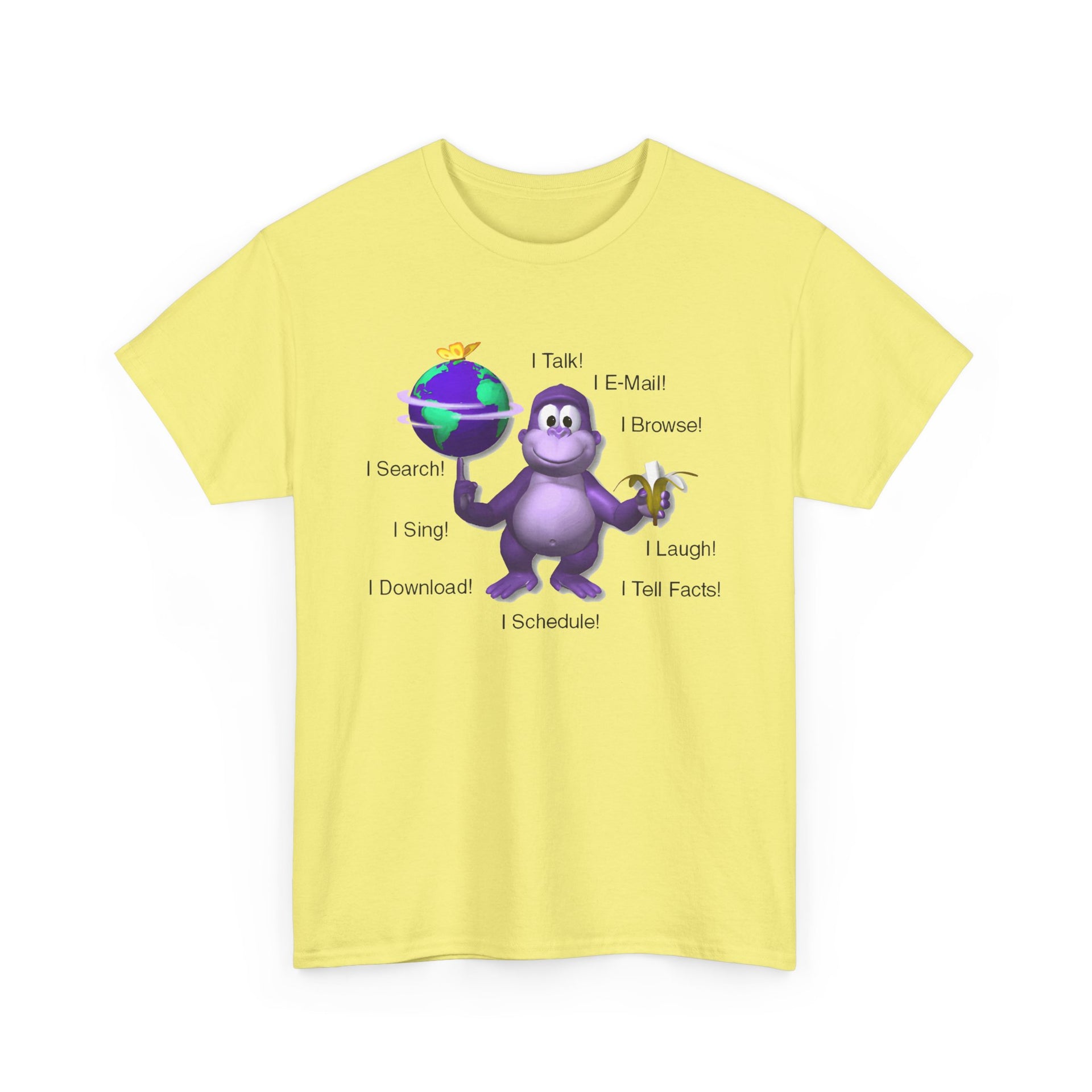 Bonzibuddy Virtual Assistant Tee – Retro Y2K Graphic Shirt Bonzibuddy Virtual Assistant Tee – Retro Y2K Graphic Shirt