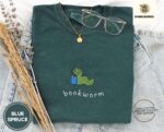 Bookworm Embroidered Tee – Soft Vintage Shirt for Readers