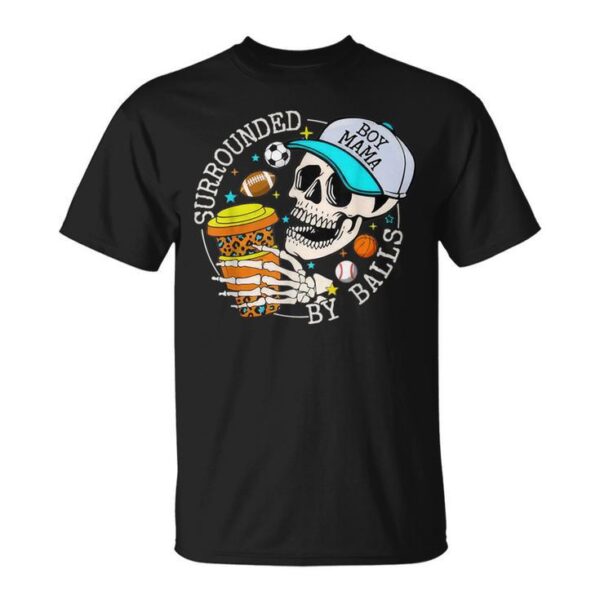 Boy Mama Sports Skull T-Shirt – Fun Design for Active Moms