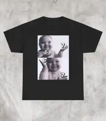 Brainrot Niche Baby Tee – Goofy Gen-Z Meme Graphic Shirt