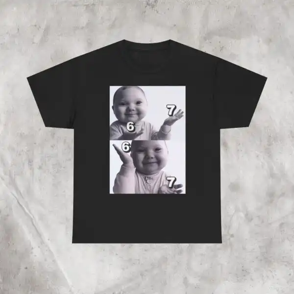 Brainrot Niche Baby Tee – Goofy Gen-Z Meme Graphic Shirt