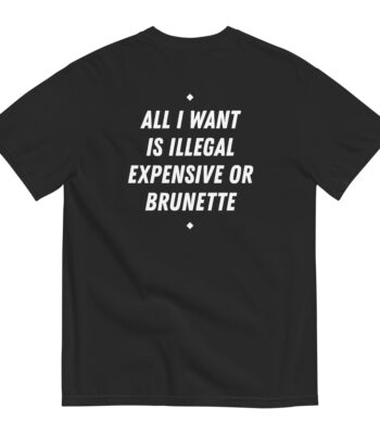 Brunette Love Tee – Bold Statement Graphic Shirt for Fans