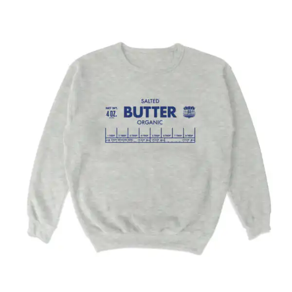 Butter Product Crewneck Sweatshirt – Soft Casual Everyday Top