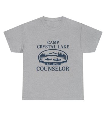 Camp Crystal Lake Counselor T-Shirt – Retro Horror Camp Tee