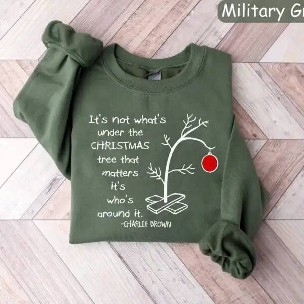 Charlie Brown Christmas Tree Tee – Cute Holiday Graphic Shirt