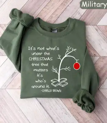 Charlie Brown Christmas Tree Tee – Cute Holiday Graphic Shirt