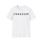 Charlie Kirk Freedom Shirt – Tribute Tee in Classic White