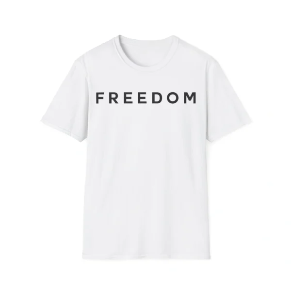 Charlie Kirk Freedom Shirt – Tribute Tee in Classic White
