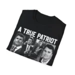 Charlie Kirk Tribute Shirt – Minimalist Black Tee for Patriots