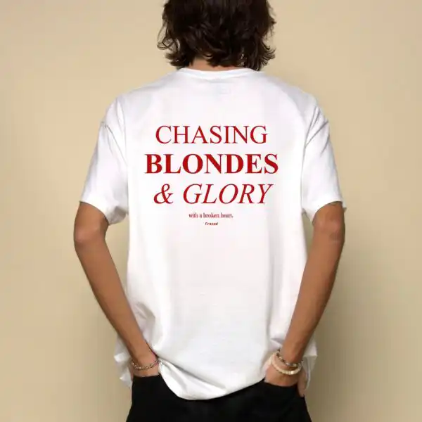 Chasing Blondes & Glory Tee – Unisex Classic Cotton Graphic Shirt