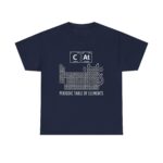 Chemistry Cat Periodic Table Tee – Cute Pun Graphic Shirt