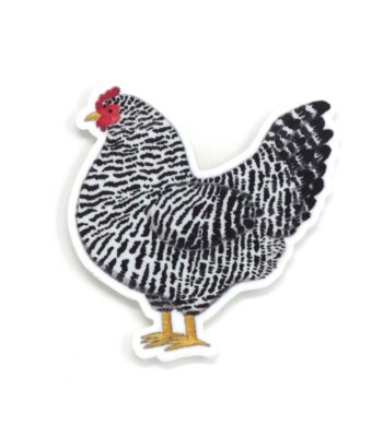 Chicken Sticker – Fun Illustrated Vinyl Decal for Personalization