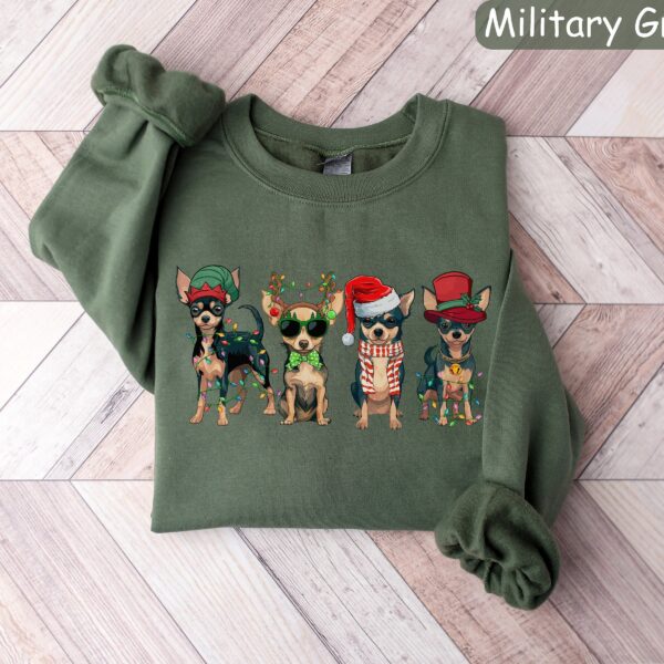 Chihuahua Christmas Sweatshirt – Cozy Dog Lover Holiday Crewneck
