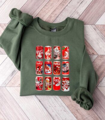 Christmas Cola Sweatshirt – Trendy Gift for Coke Lovers