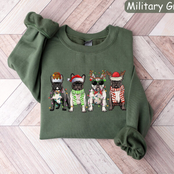 Christmas French Bulldog Sweatshirt – Cute Holiday Dog Lover Top